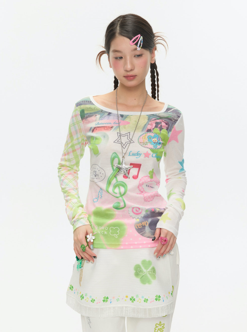 Clover Music Note Sweatshirt