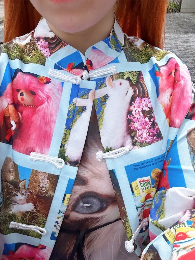 Bunny Cat Collage Shirt