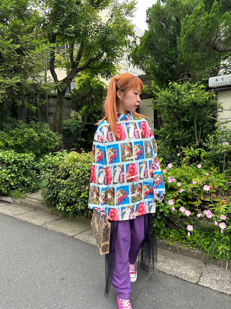 Bunny Cat Collage Shirt
