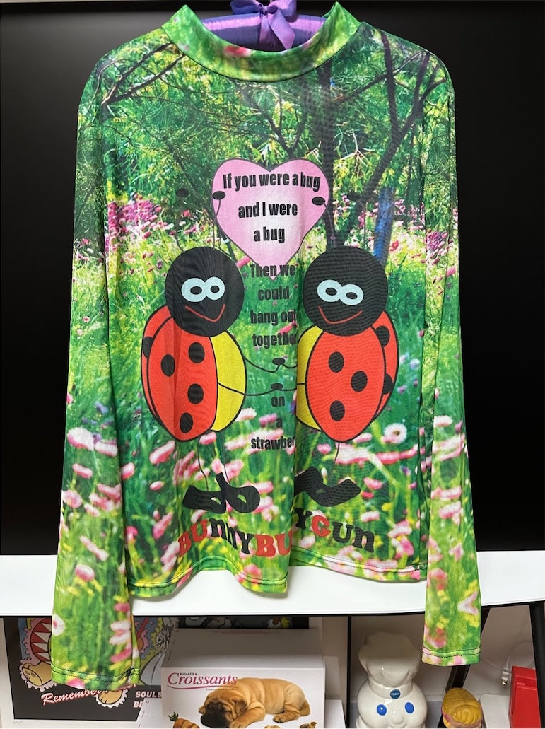 Ladybug Grass Mesh Shirt