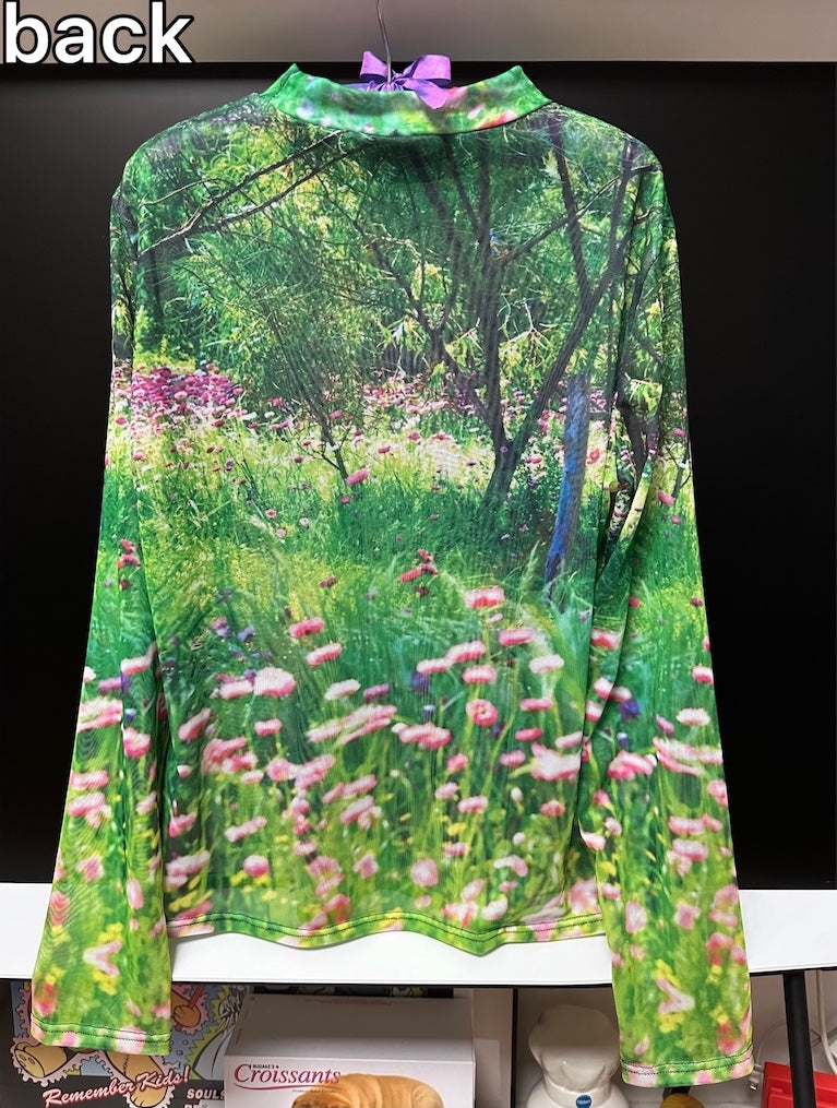 Ladybug Grass Mesh Shirt