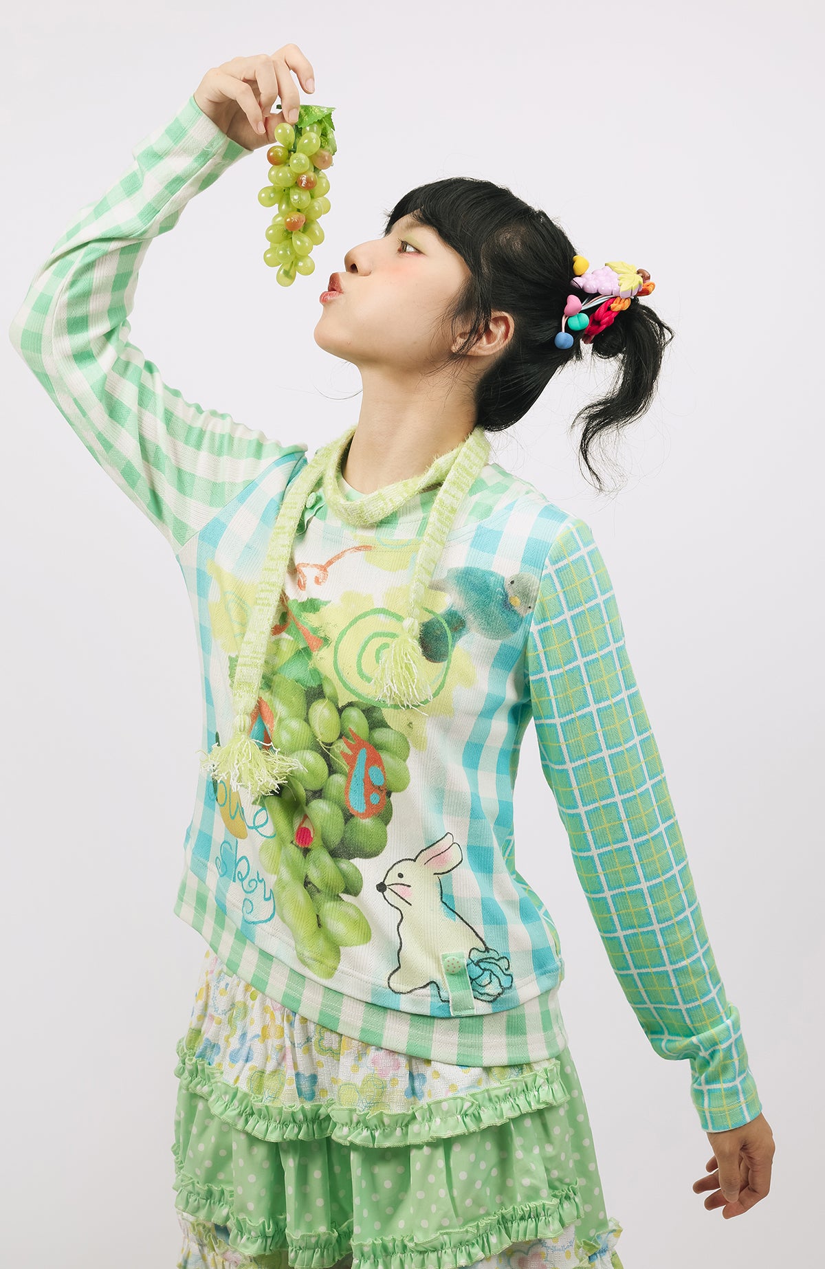Candy Angel Grape Bunny Sweatshirt