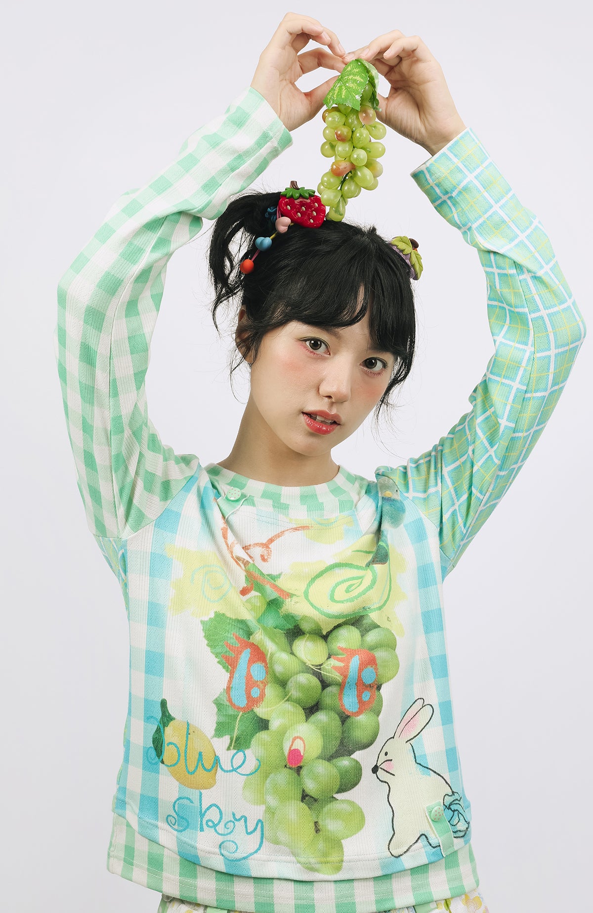 Candy Angel Grape Bunny Sweatshirt