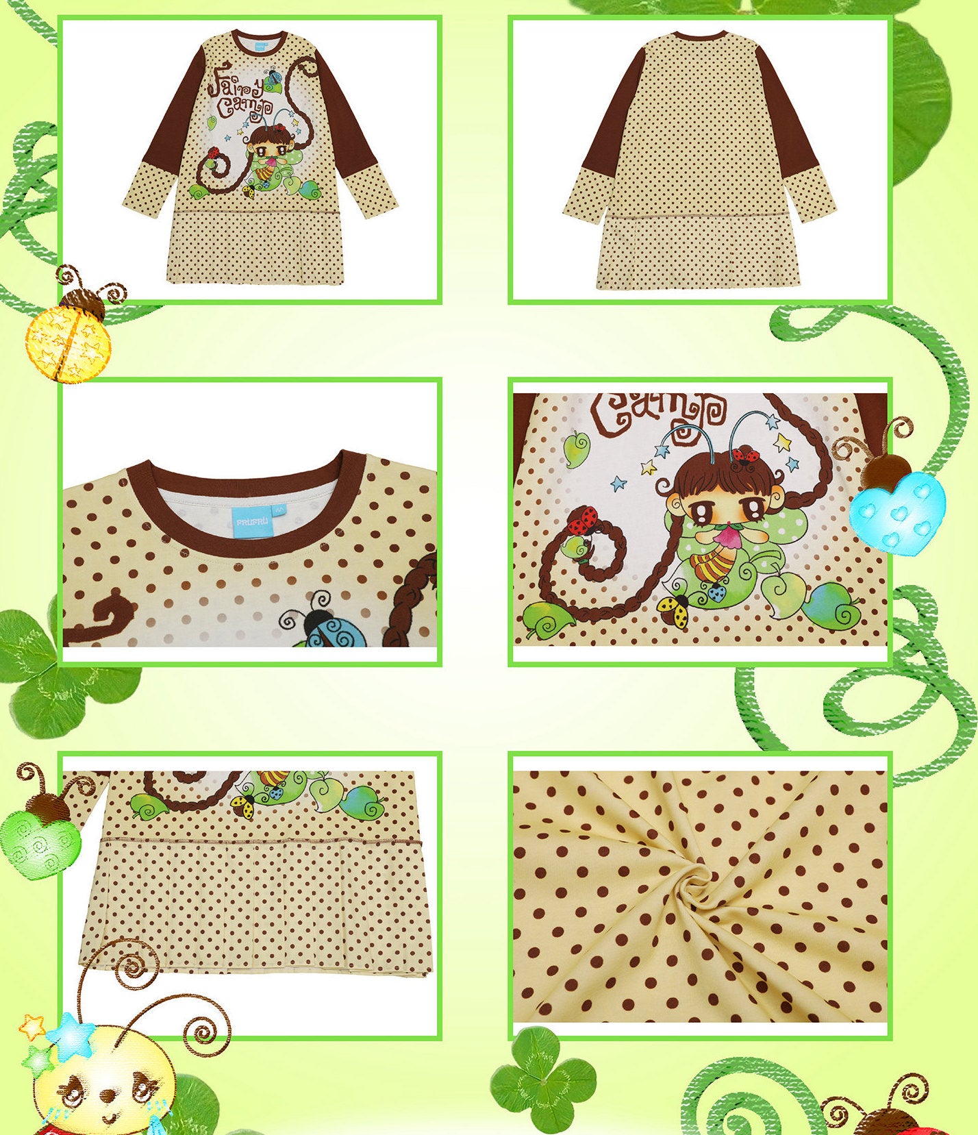 Fairy Camp Fern Shirt Dress