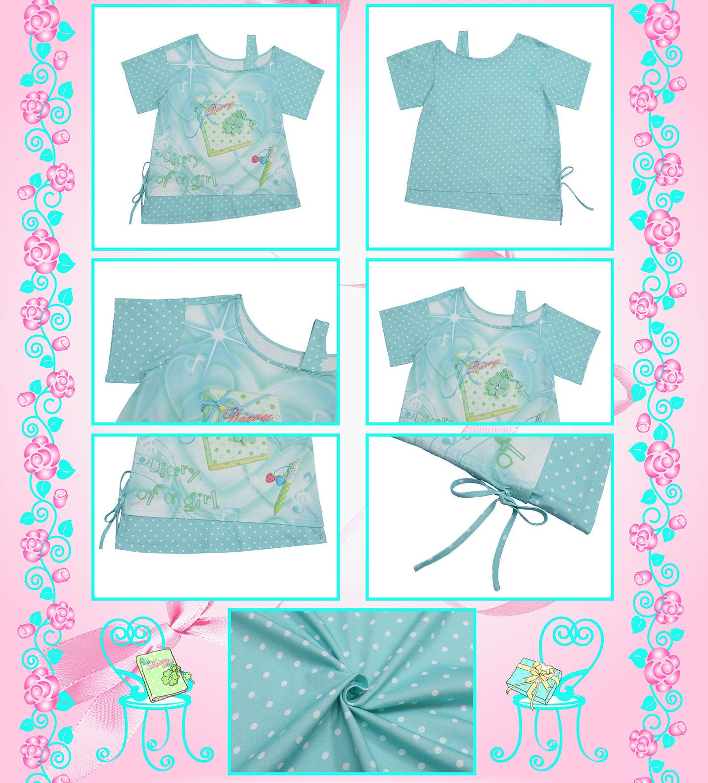 Clover Diary Polka Shirt