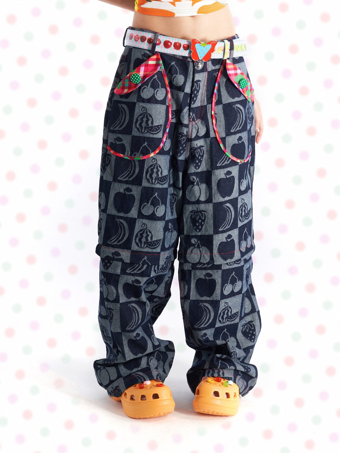 Strawberry Apple Butterfly Belt