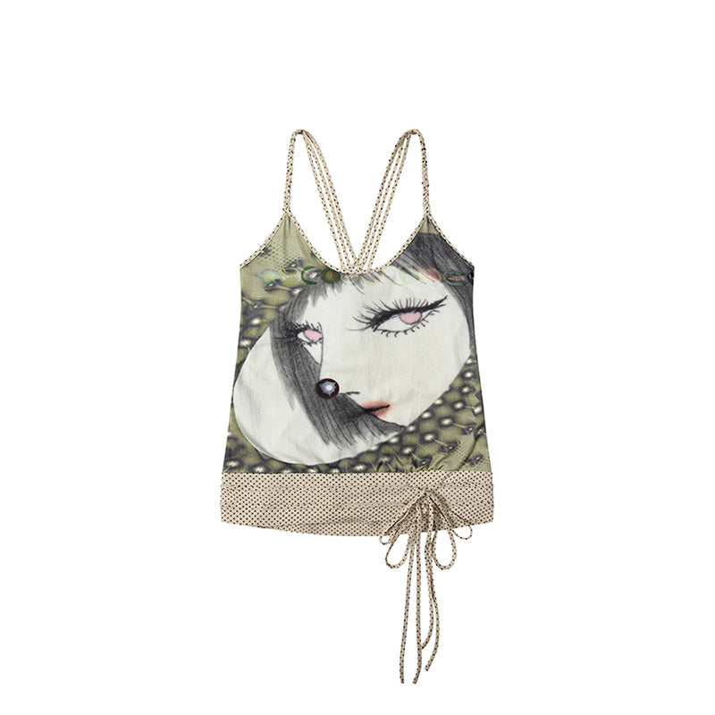Girlie Illustration Cami Top