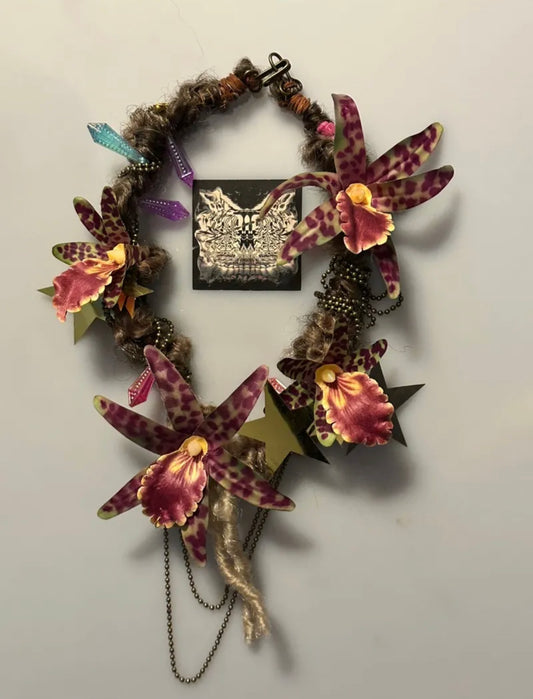 Orchid Star Handmade Necklace (Made to Order)