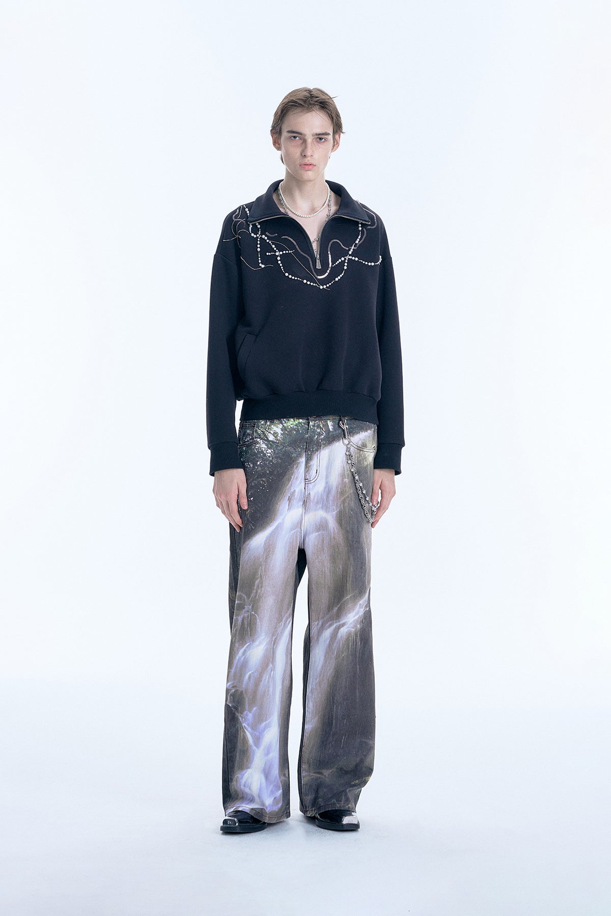 Waterfall Baggy Jeans