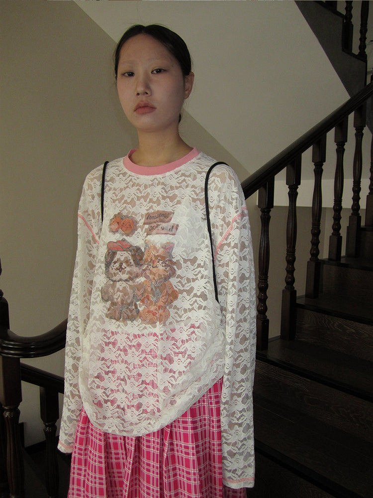 Acubi Puppy Lace Shirt