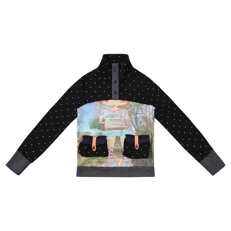 Kawaii Park Girl Collage Shirt