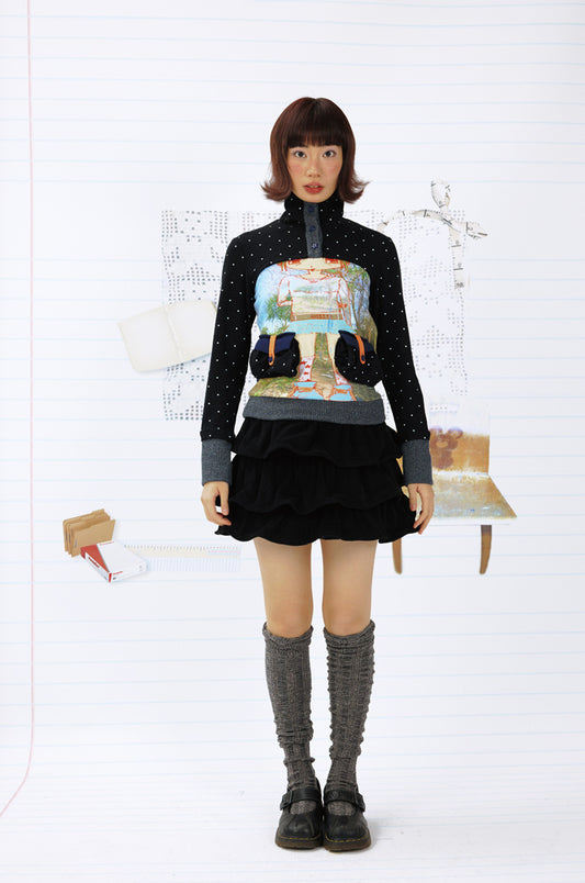 Kawaii Park Girl Collage Shirt