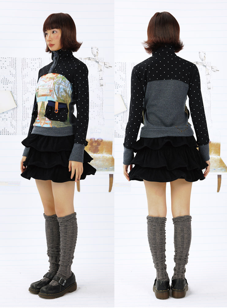 Kawaii Park Girl Collage Shirt