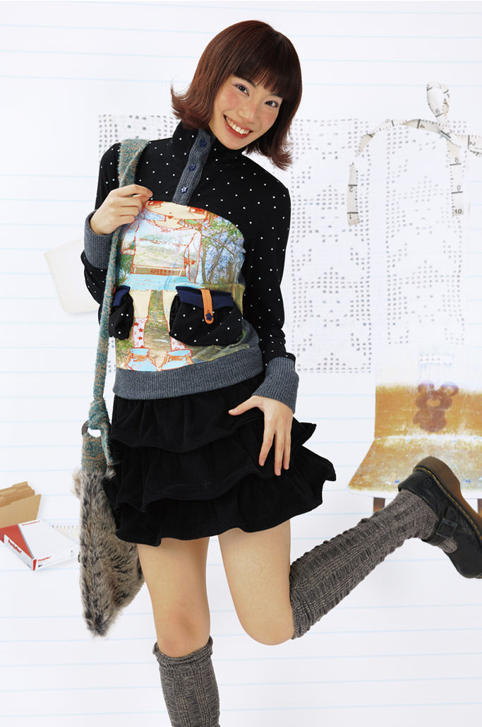 Kawaii Park Girl Collage Shirt