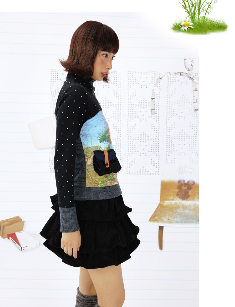 Kawaii Park Girl Collage Shirt