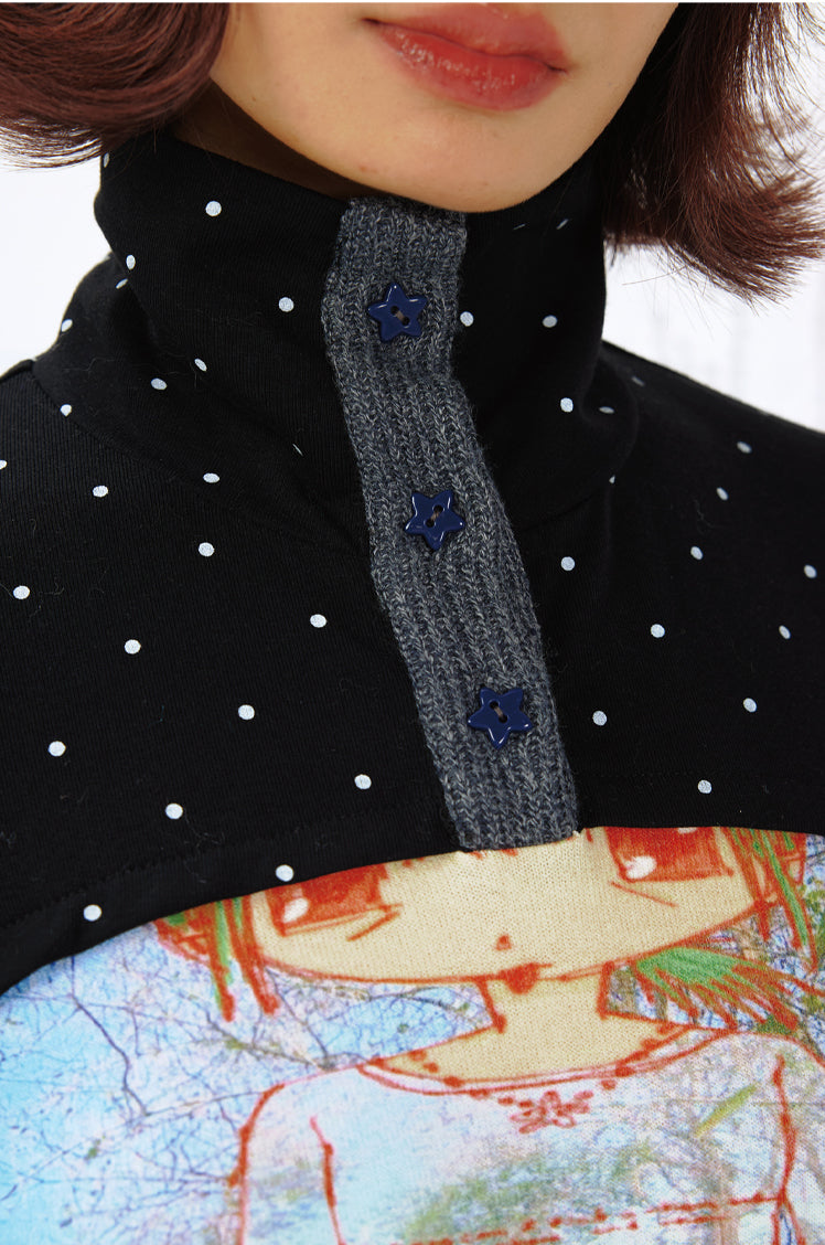 Kawaii Park Girl Collage Shirt