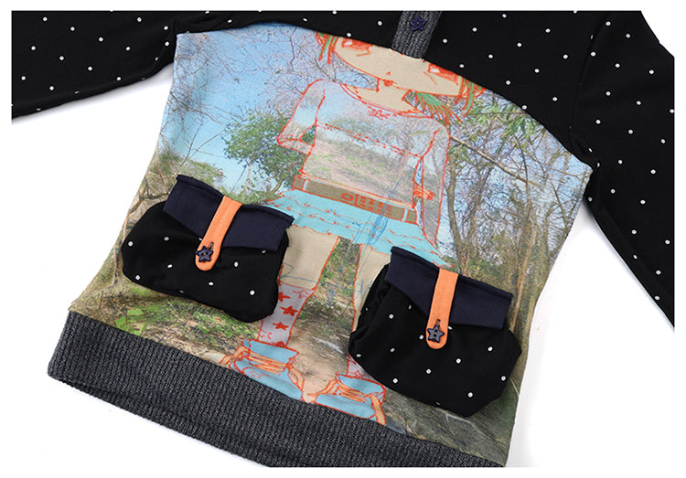 Kawaii Park Girl Collage Shirt