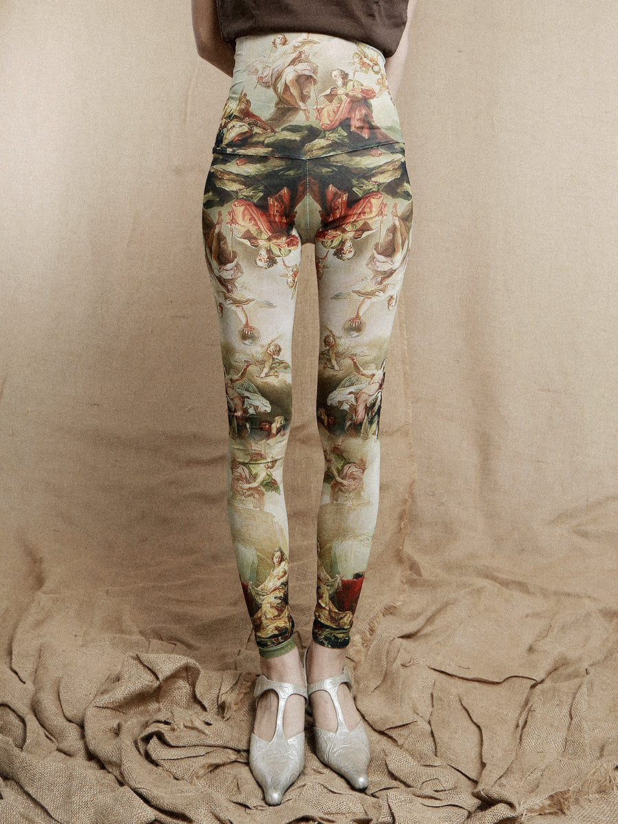 Rococo Angel Mesh Leggings