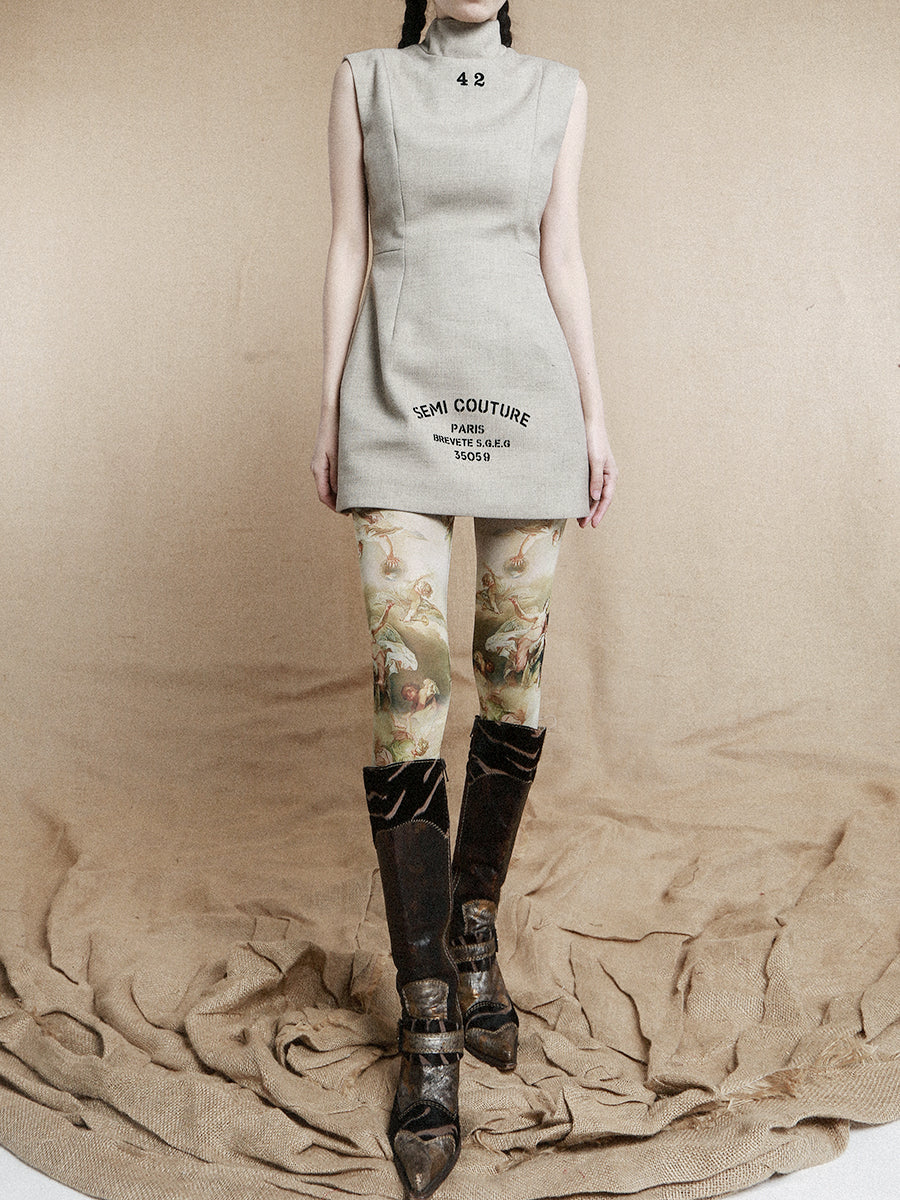 Rococo Angel Mesh Leggings