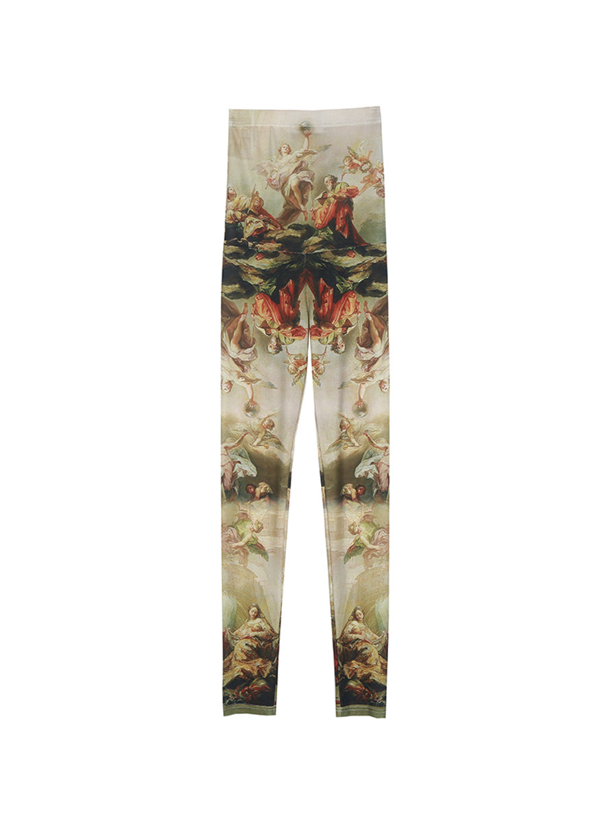 Rococo Angel Mesh Leggings