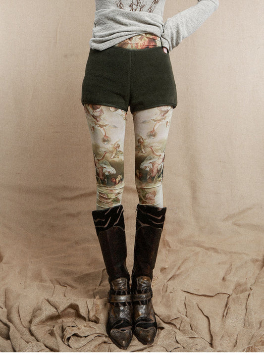 Rococo Angel Mesh Leggings