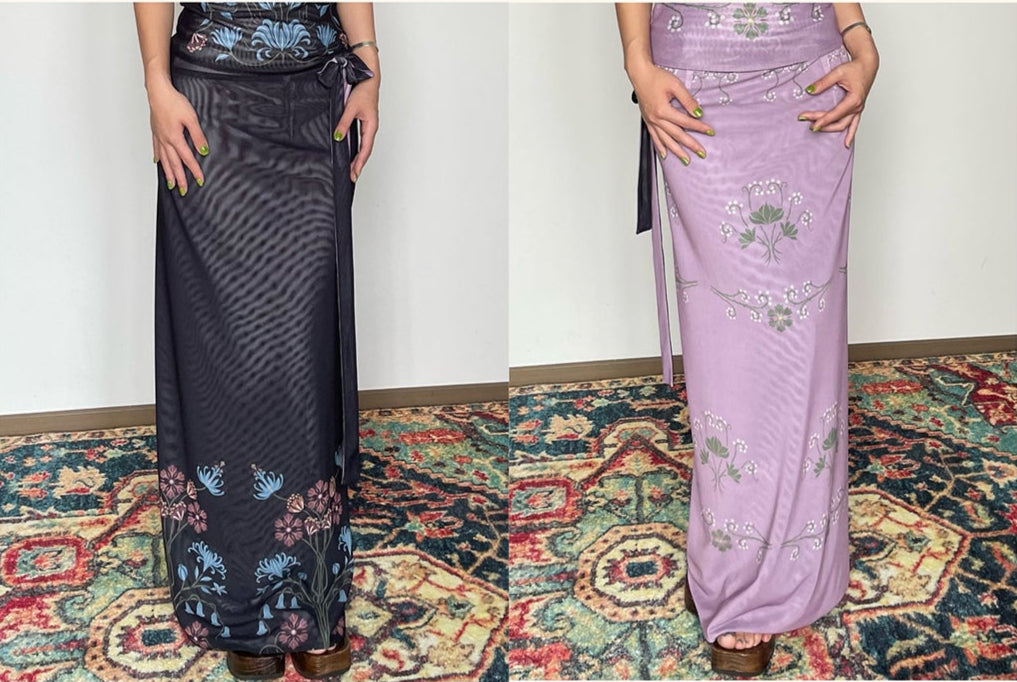Bluebell Floral 2-Way Skirt
