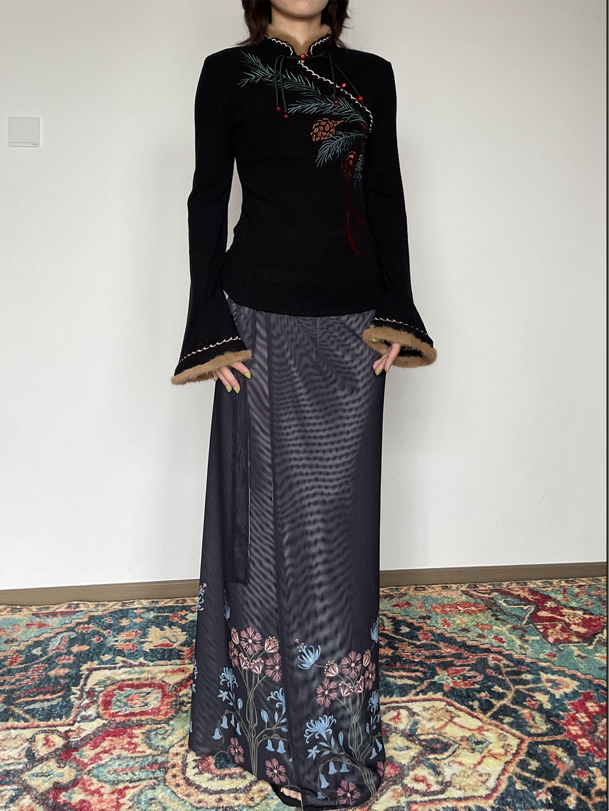 Bluebell Floral 2-Way Skirt
