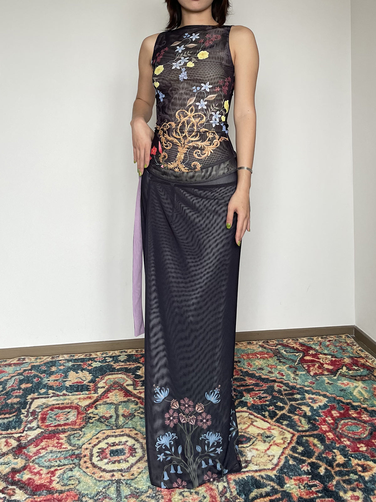 Bluebell Floral 2-Way Skirt