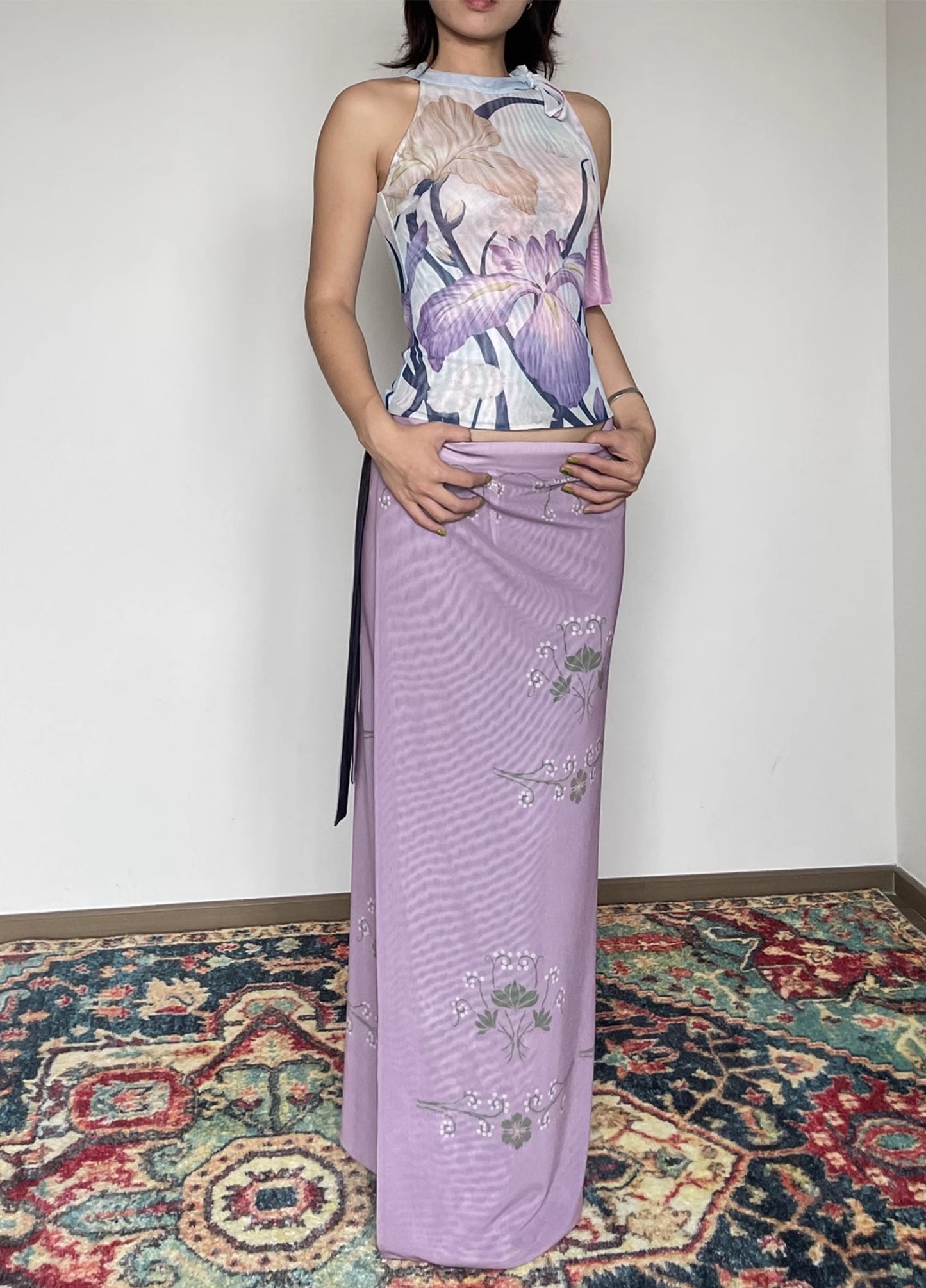 Bluebell Floral 2-Way Skirt