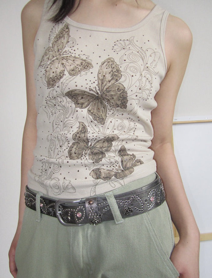 Butterfly Rib Tank Top