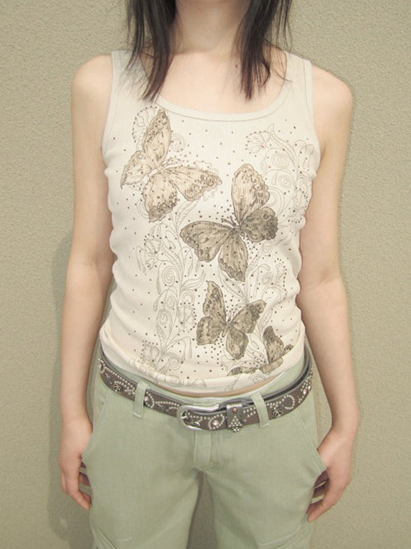 Butterfly Rib Tank Top