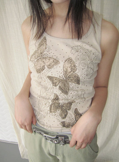 Butterfly Rib Tank Top