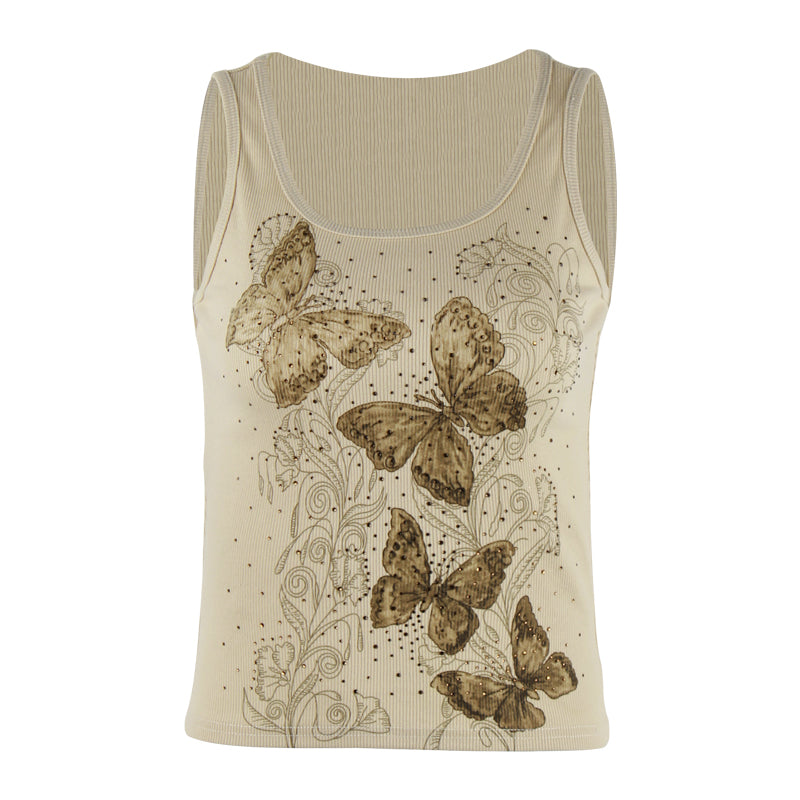 Butterfly Rib Tank Top