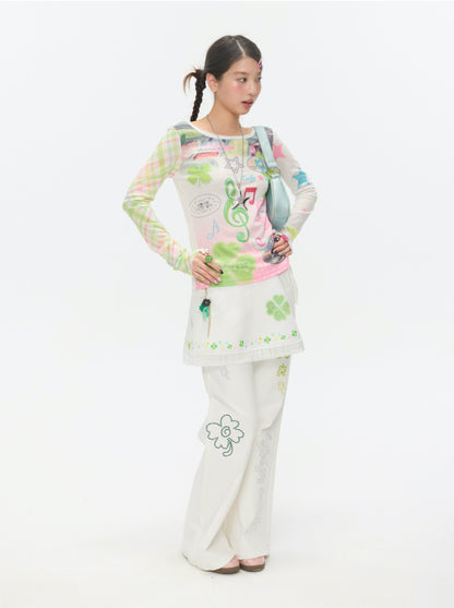 Clover Music Note Sweatshirt