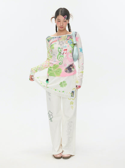 Clover Music Note Sweatshirt