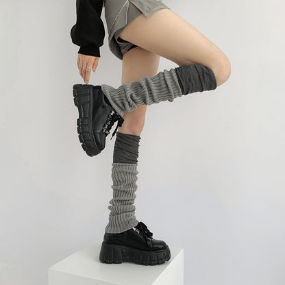 balletcore-double-layer-grey-knit-leg-warmers