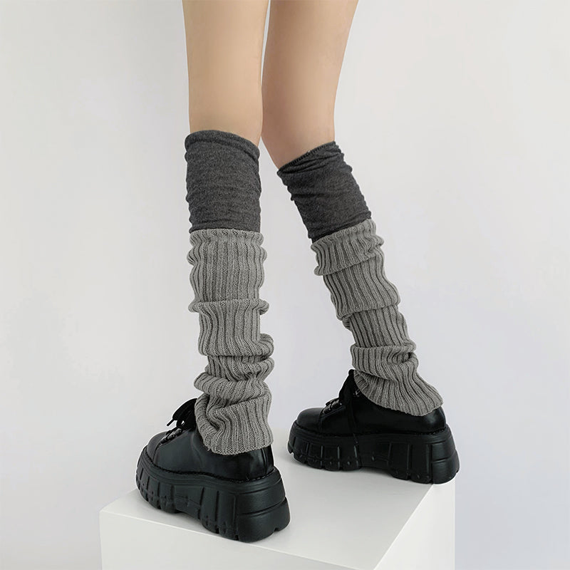 balletcore-double-layer-grey-knit-leg-warmers