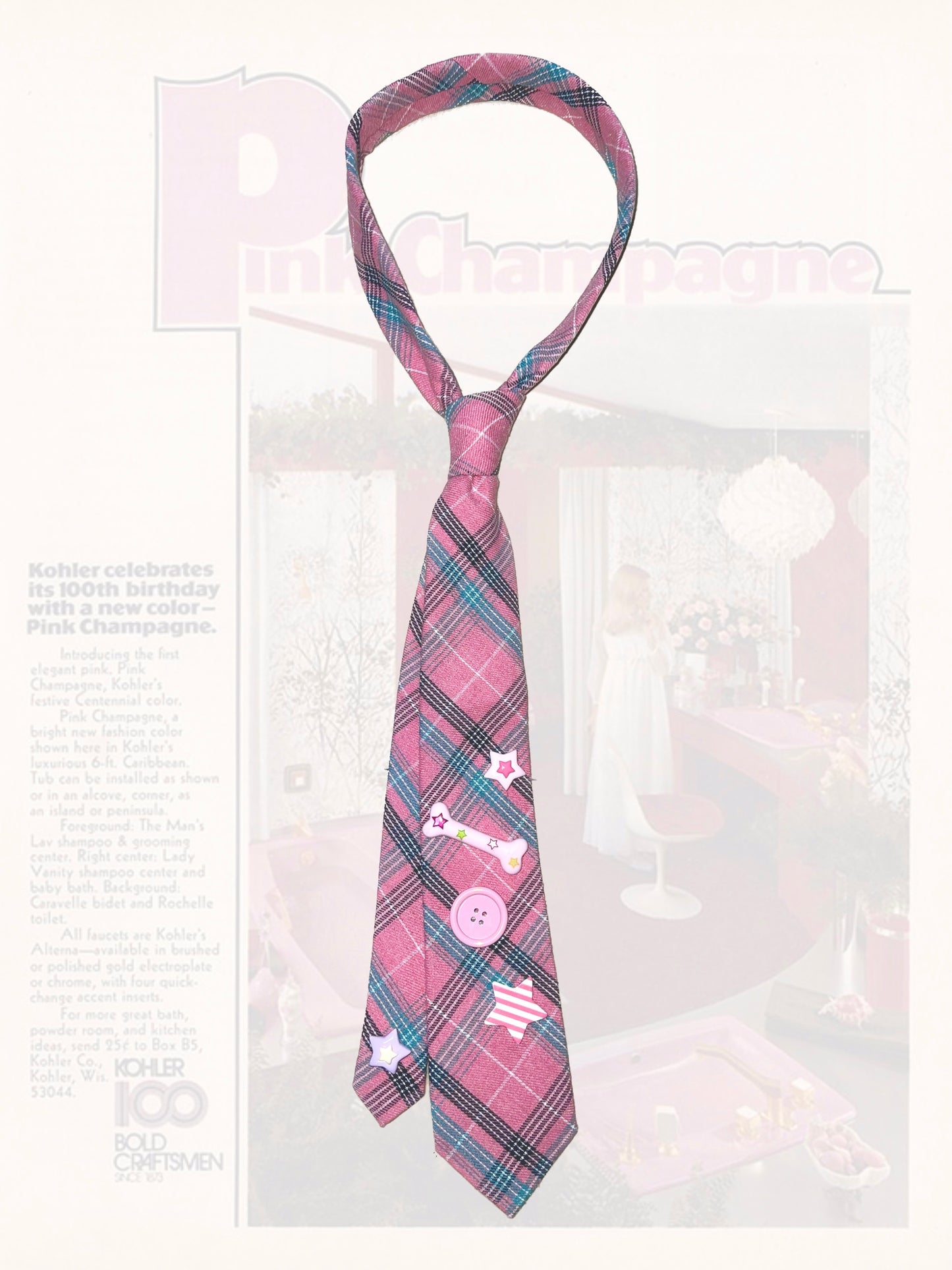 casper-1970-bone-and-star-pink-plaid-tie