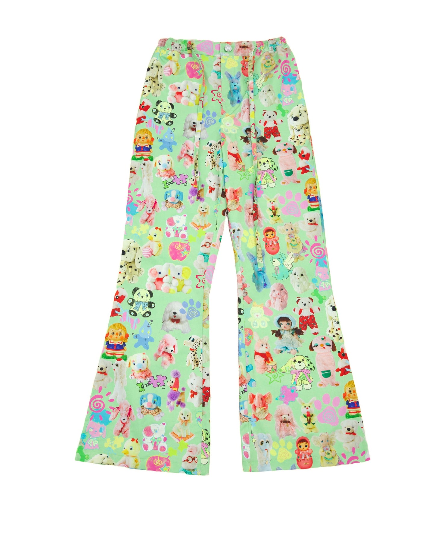 frufru-cute-decora-toy-puppy-graphic-green-trousers