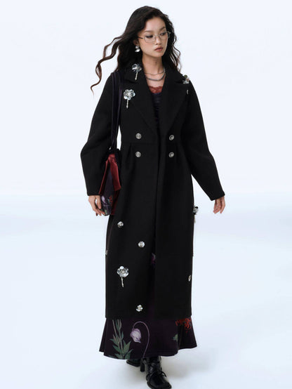 Eden Serpent Velvet Maxi Dress