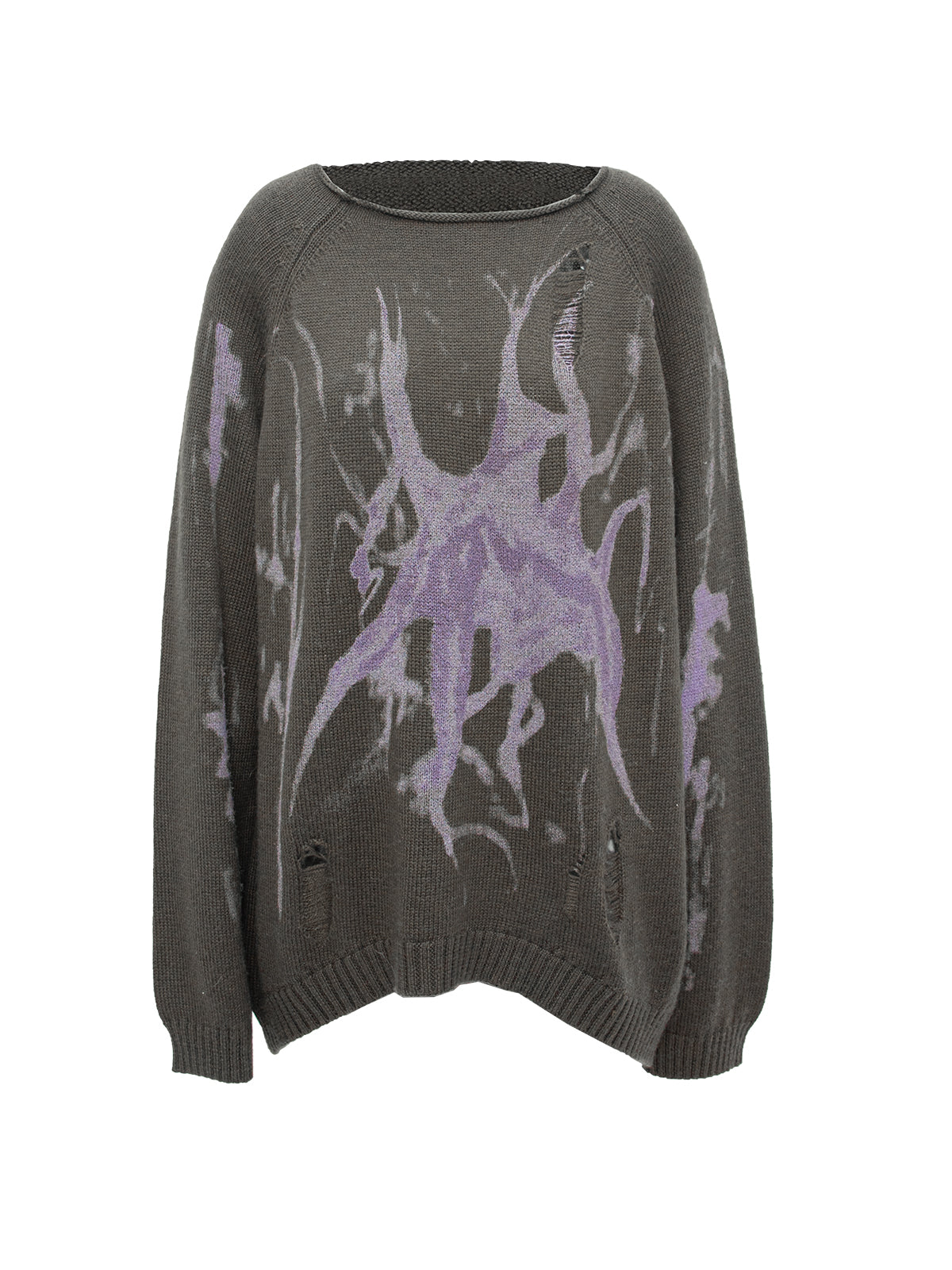 strike-a-pose-grunge-abstract-print-oversized-ripped-sweater