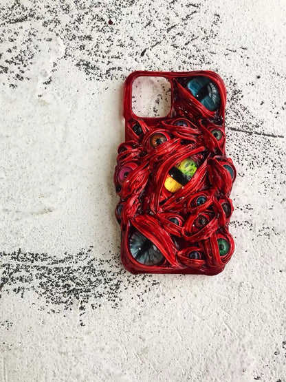 Handmade Anime Eyeballs 3D iPhone Case