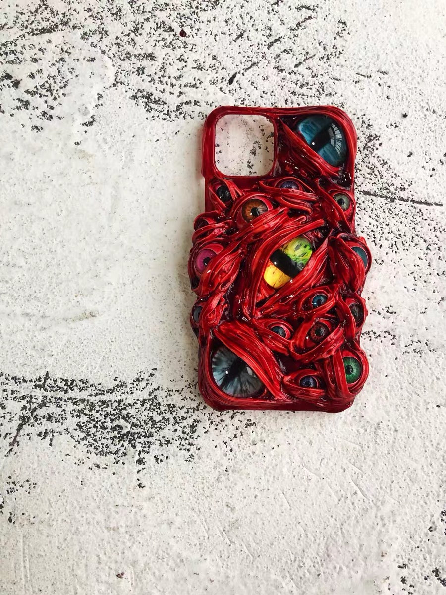 Handmade Anime Eyeballs 3D iPhone Case