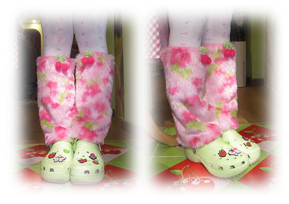 pink-fruits-kawaii-cherry-fluffy-leg-warmers