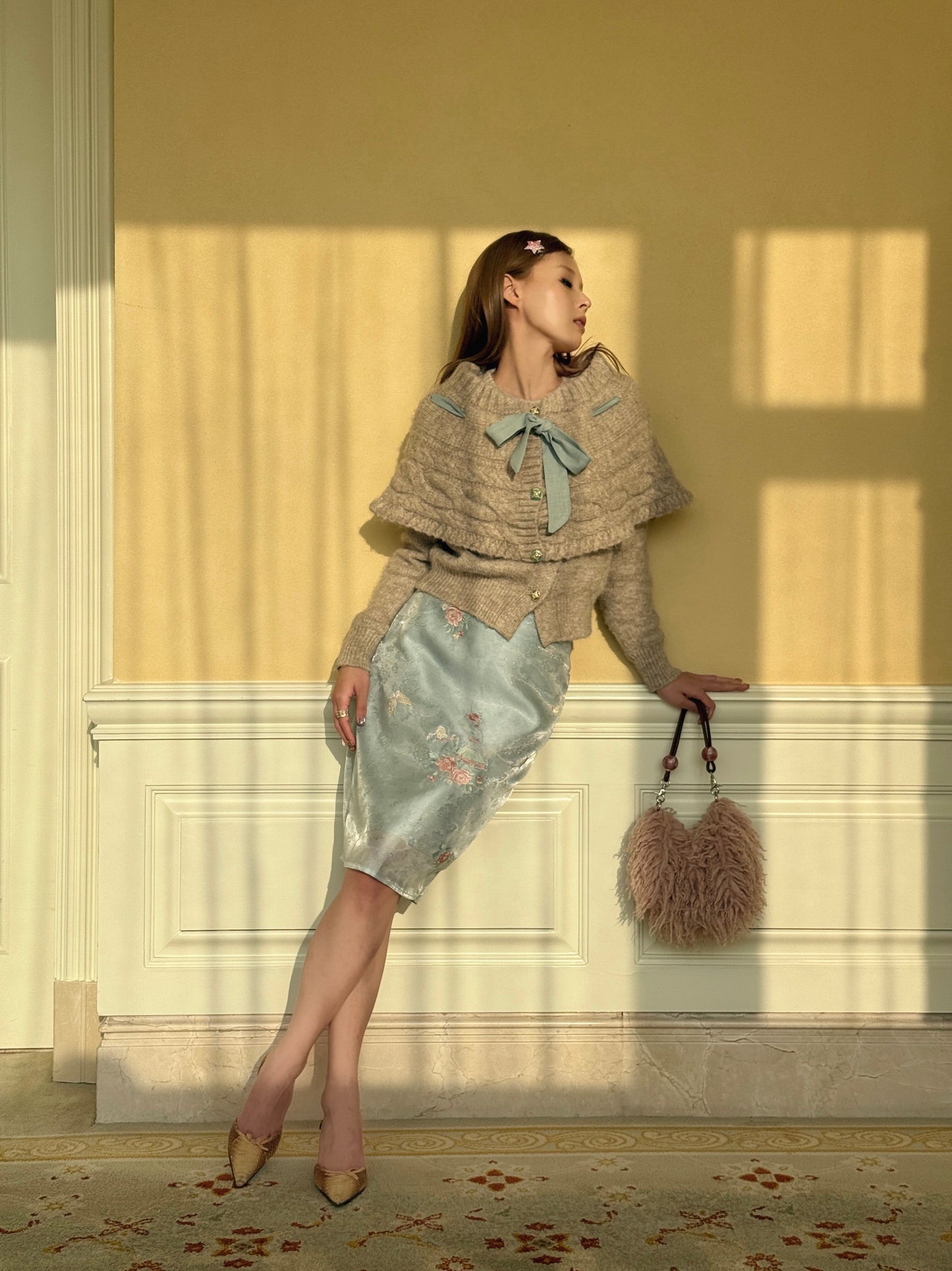 Fairy Bow 2-Way Knit Sweater