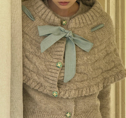 Fairy Bow 2-Way Knit Sweater
