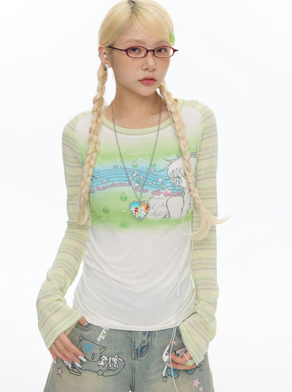 Angel Dream Music Note Sweatshirt