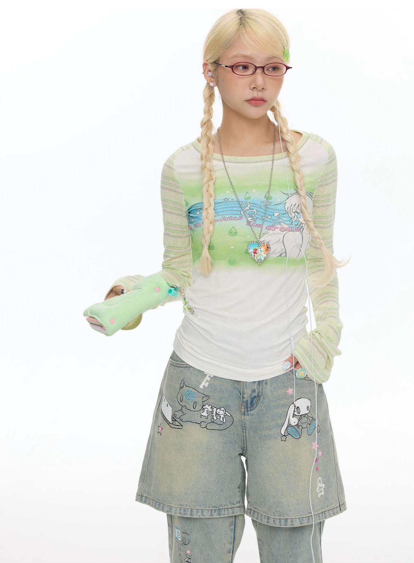 Angel Dream Music Note Sweatshirt