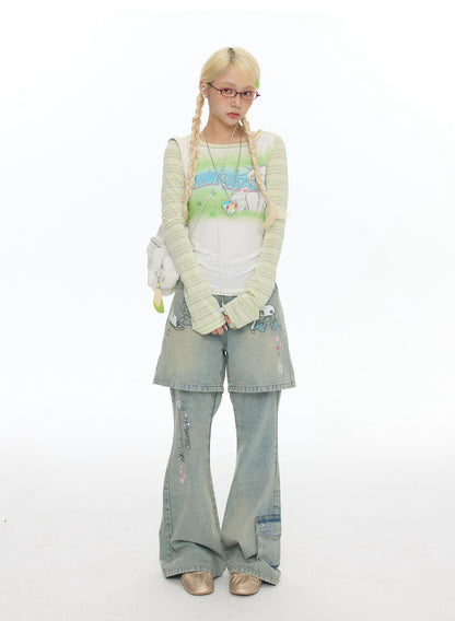 Angel Dream Music Note Sweatshirt