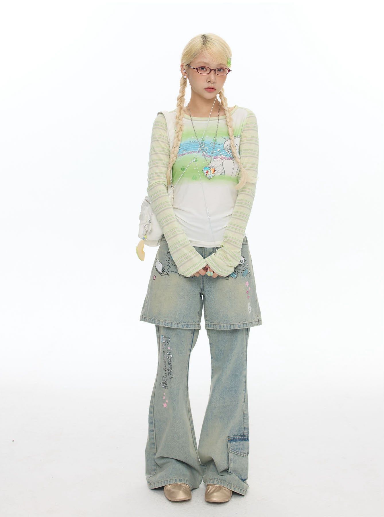 Angel Dream Music Note Sweatshirt